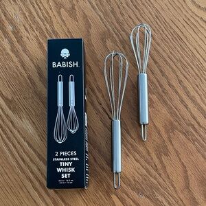 Babish Stainless Steel Tiny Whisk Set 🌺